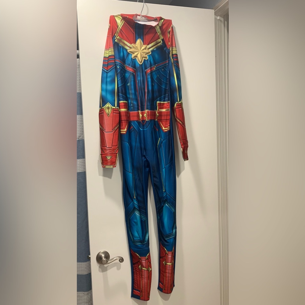 Marvel Captain Marvel Costume Jumpsuit